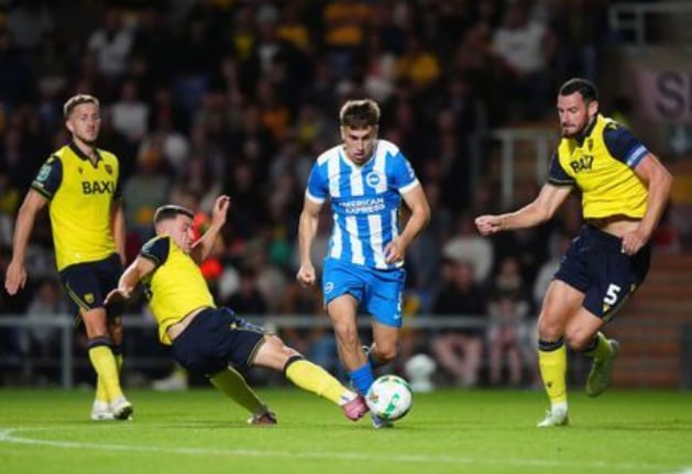 Oxford United vs Brighton (01:45 – 28/08/2025) | Xem lại trận đấu