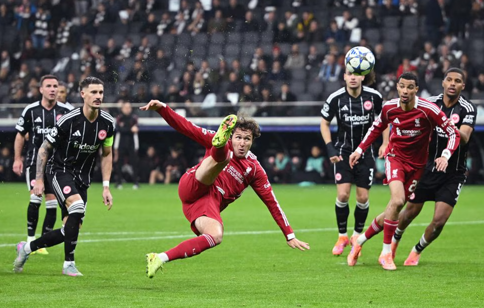 Eintracht Frankfurt vs Liverpool (02:00 – 23/10/2025) | Xem lại trận đấu