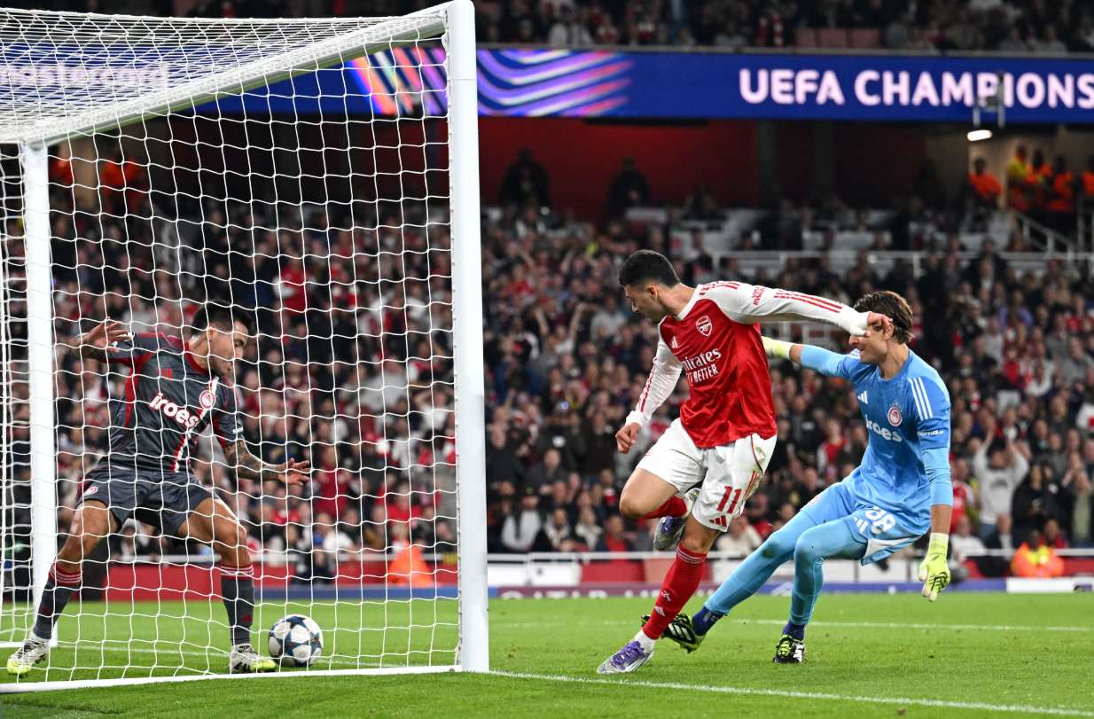 Arsenal vs Olympiakos (02:00 – 02/10/2025) | Xem lại trận đấu