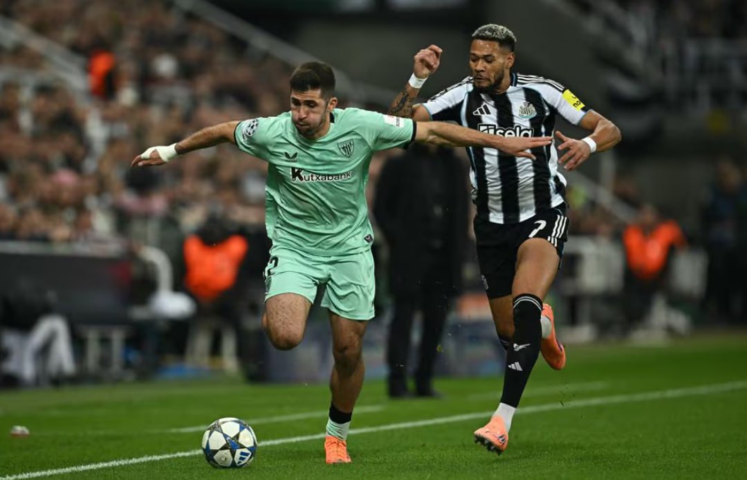 Newcastle United vs Athletic Bilbao (03:00 – 06/11/2025) | Xem lại trận đấu